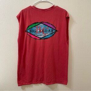 Big cedar table rock lake tank pink large